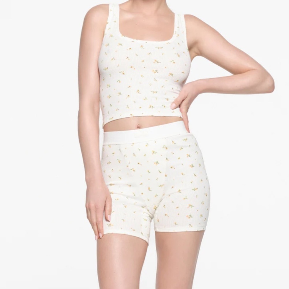 Skims cotton ribbed boxers
